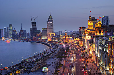 上海_外灘_黃浦江_東方明珠_(kāi)環(huán)球金融中心_上海中心_高清圖片_全景視覺(jué)