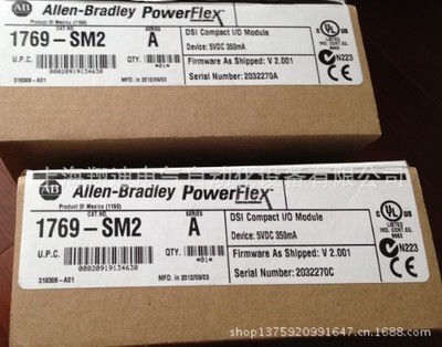 【1769-SM2 美國AB總代理 現貨】價格,廠家,圖片,PLC/可編程控制系統,上海翔迪電氣自動化設備-